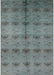 Machine Washable Industrial Modern Light Slate Gray Rug, wshurb1697