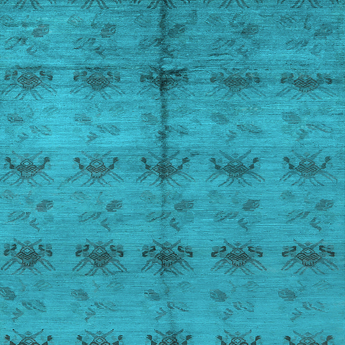 Oriental Light Blue Industrial Rug, urb1697lblu