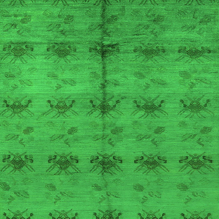 Oriental Green Industrial Rug, urb1697grn
