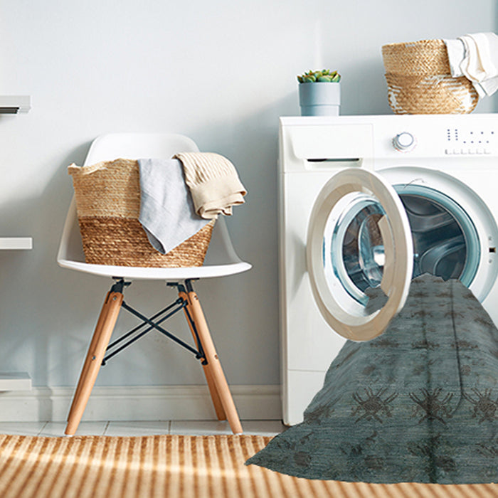 Machine Washable Industrial Modern Light Slate Gray Rug in a Washing Machine, wshurb1697