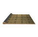 Sideview of Oriental Brown Industrial Rug, urb1697brn