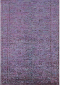 Mid-Century Modern Purple Oriental Rug, urb1698