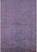 Mid-Century Modern Purple Oriental Rug, urb1698