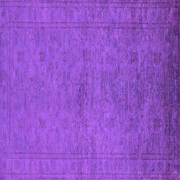 Square Oriental Purple Industrial Rug, urb1698pur