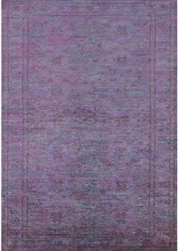 Machine Washable Industrial Modern Viola Purple Rug, wshurb1698