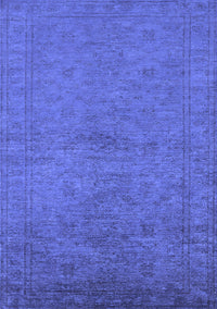 Oriental Blue Industrial Rug, urb1698blu