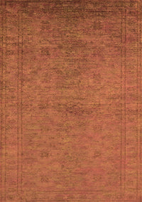 Oriental Orange Industrial Rug, urb1698org