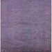 Square Machine Washable Industrial Modern Viola Purple Rug, wshurb1698