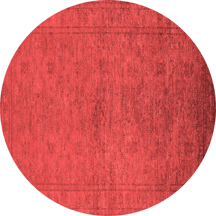 Machine Washable Oriental Red Industrial Rug, wshurb1698red