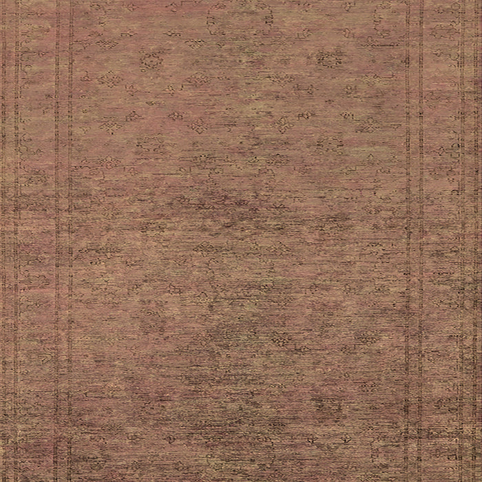Machine Washable Oriental Brown Industrial Rug, wshurb1698brn
