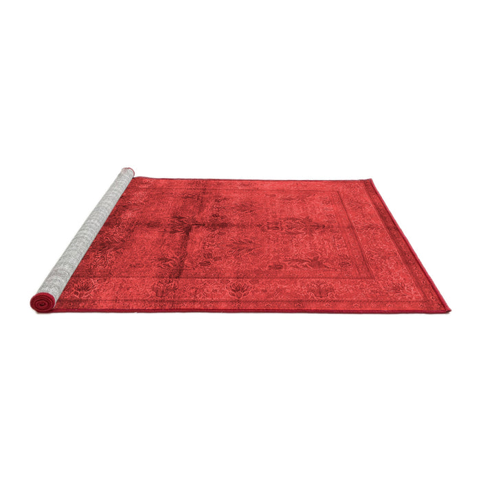 Industrial Red Washable Rugs