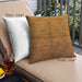 Front View of Mid-Century Modern Urban Square Mahogany Brown Throw Pillow, 18 inch by 18 inch, pwurb1699