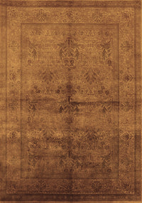 Oriental Brown Industrial Rug, urb1699brn