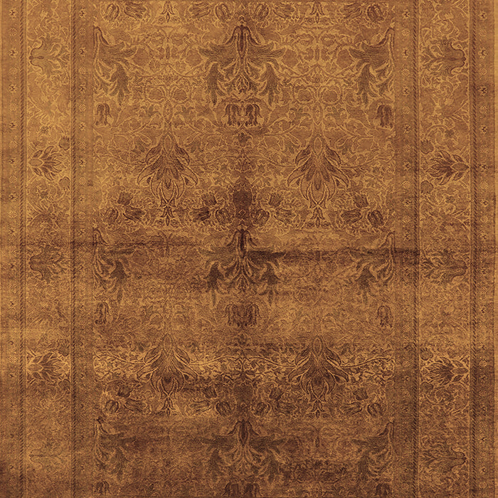 Oriental Brown Industrial Rug, urb1699brn