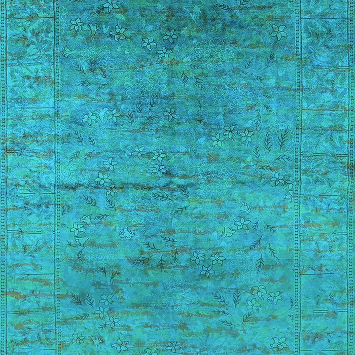 Oriental Light Blue Industrial Rug, urb1700lblu