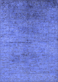 Oriental Blue Industrial Rug, urb1700blu