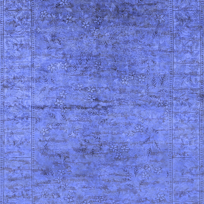 Oriental Blue Industrial Rug, urb1700blu