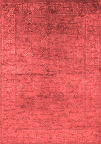 Oriental Red Industrial Rug, urb1700red