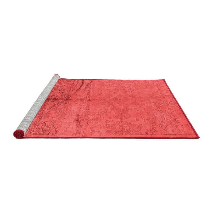 Industrial Red Washable Rugs