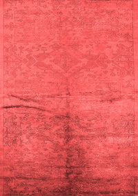 Oriental Red Industrial Rug, urb1701red