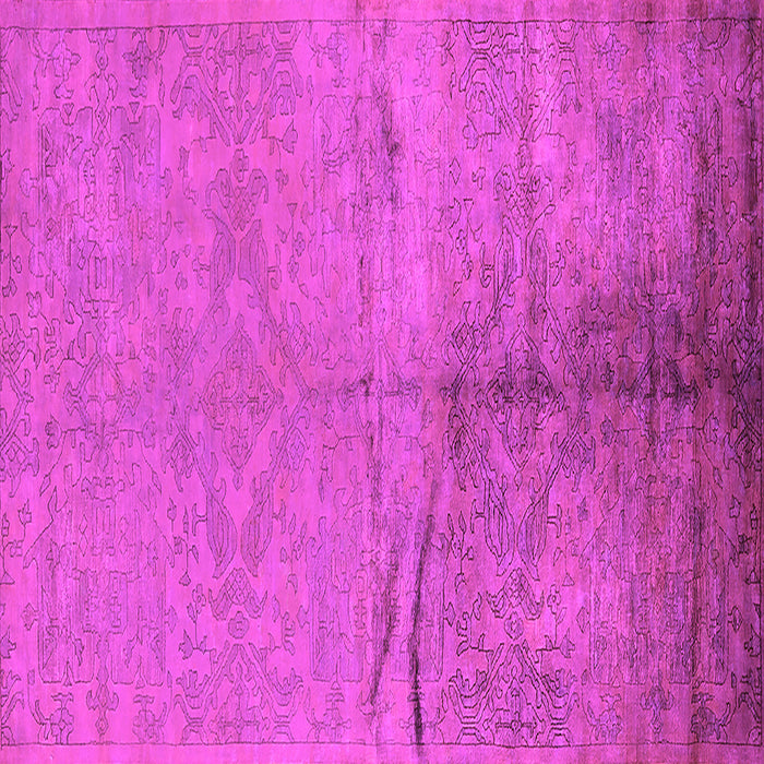 Square Oriental Pink Industrial Rug, urb1701pnk