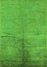 Oriental Green Industrial Rug, urb1701grn