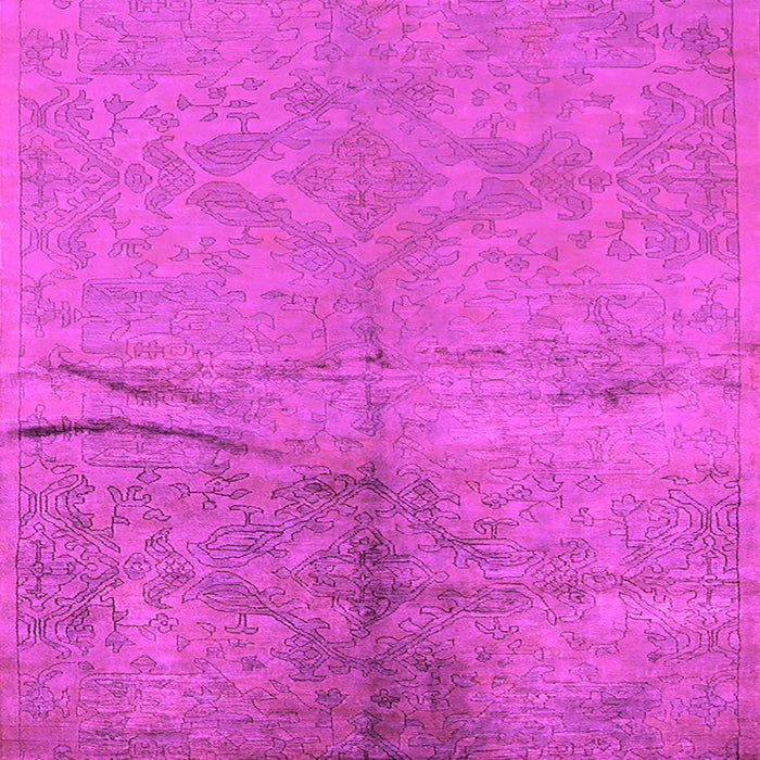 Machine Washable Oriental Pink Industrial Rug, wshurb1701pnk