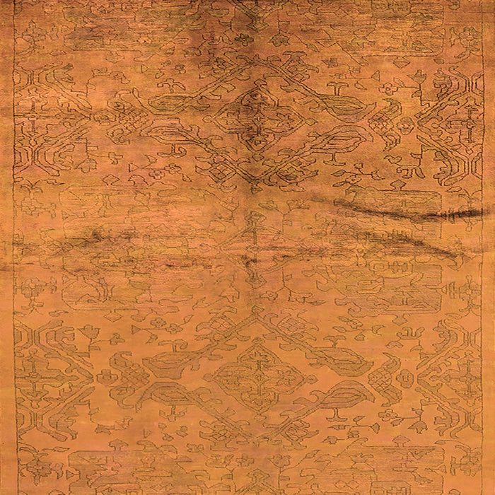 Oriental Orange Industrial Rug, urb1701org