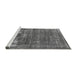 Sideview of Machine Washable Oriental Gray Industrial Rug, wshurb1702gry