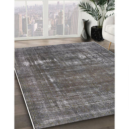 Machine Washable Industrial Modern Gunmetal Gray Rug in a Family Room, wshurb1702