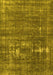 Oriental Yellow Industrial Rug, urb1702yw