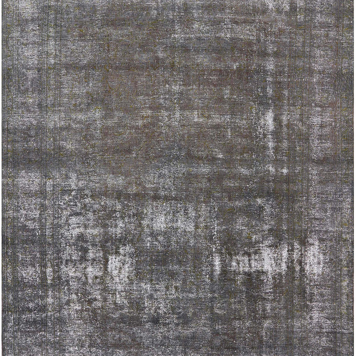 Machine Washable Industrial Modern Gunmetal Gray Rug, wshurb1702