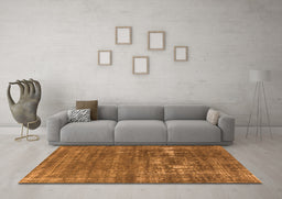 Machine Washable Oriental Orange Industrial Area Rugs in a Living Room, wshurb1702org