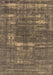 Oriental Brown Industrial Rug, urb1703brn