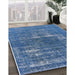 Machine Washable Industrial Modern Blue Rug in a Family Room, wshurb1703