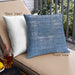 Front View of Mid-Century Modern Urban Square Blue Throw Pillow, 18 inch by 18 inch, pwurb1703