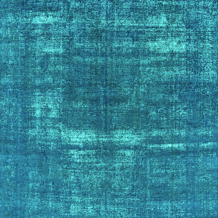 Machine Washable Oriental Turquoise Industrial Area Rugs, wshurb1703turq