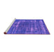 Sideview of Machine Washable Oriental Purple Industrial Area Rugs, wshurb1703pur