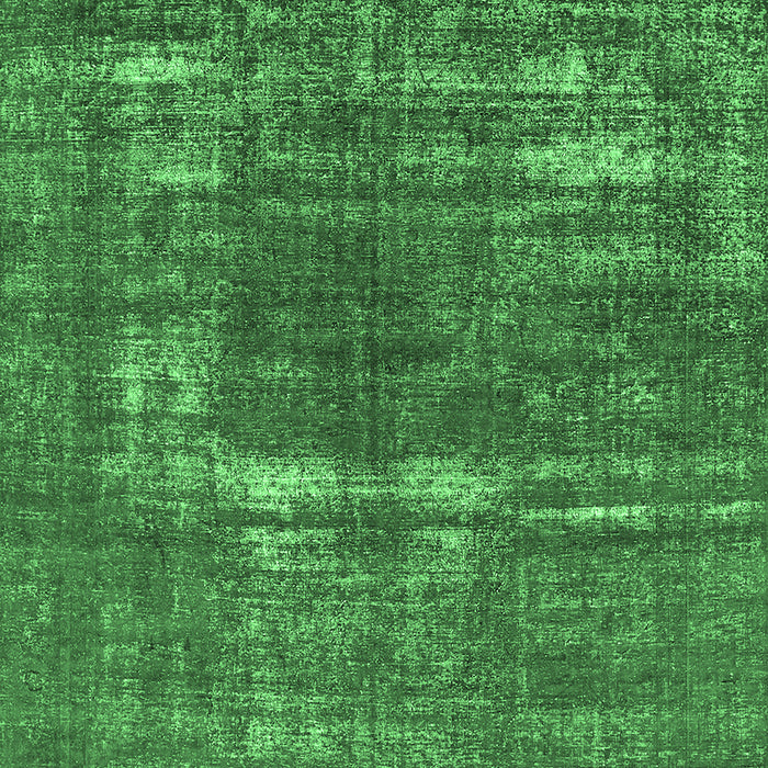 Machine Washable Oriental Emerald Green Industrial Area Rugs, wshurb1703emgrn