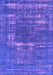 Machine Washable Oriental Purple Industrial Area Rugs, wshurb1703pur