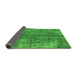 Sideview of Oriental Green Industrial Rug, urb1704grn