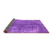 Sideview of Oriental Purple Industrial Rug, urb1704pur