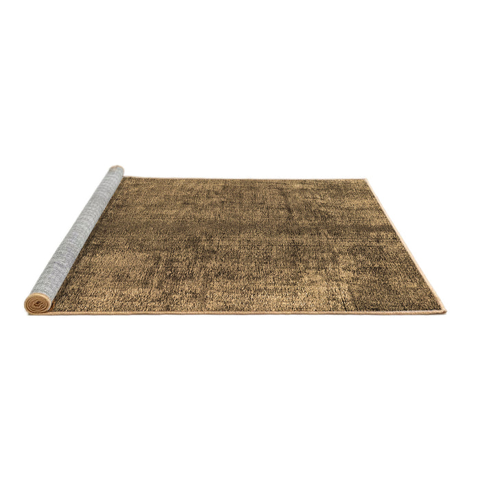 Sideview of Machine Washable Oriental Brown Industrial Rug, wshurb1704brn