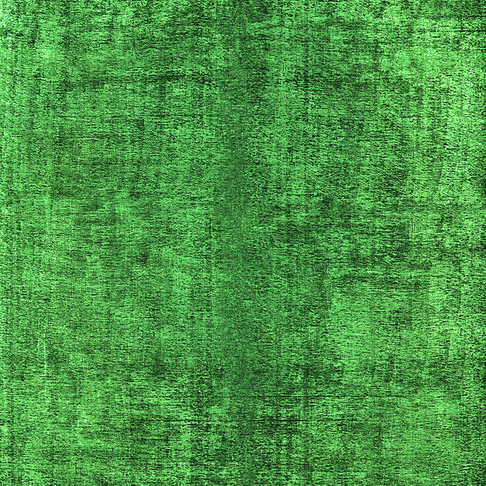 Machine Washable Oriental Green Industrial Area Rugs, wshurb1704grn