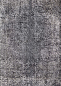 Machine Washable Industrial Modern Dark Gray Rug, wshurb1704