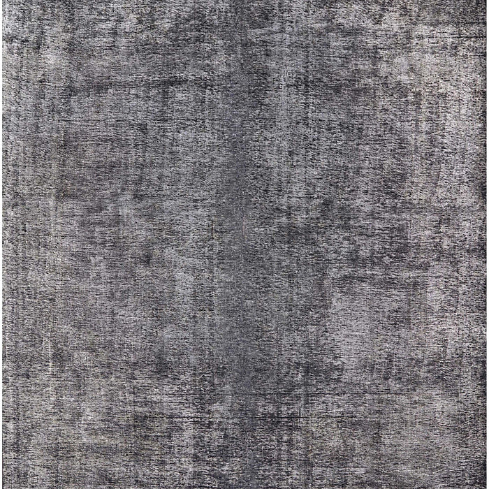 Machine Washable Industrial Modern Dark Gray Rug, wshurb1704