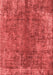 Oriental Red Industrial Area Rugs