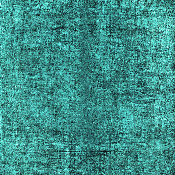 Machine Washable Oriental Turquoise Industrial Area Rugs, wshurb1704turq