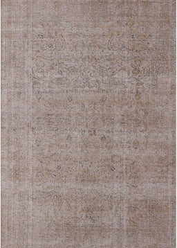 Mid-Century Modern Rose Purple Oriental Rug, urb1705