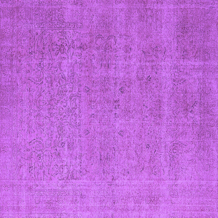 Square Oriental Purple Industrial Rug, urb1705pur